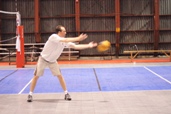 Volleyball Medicine Ball Throw