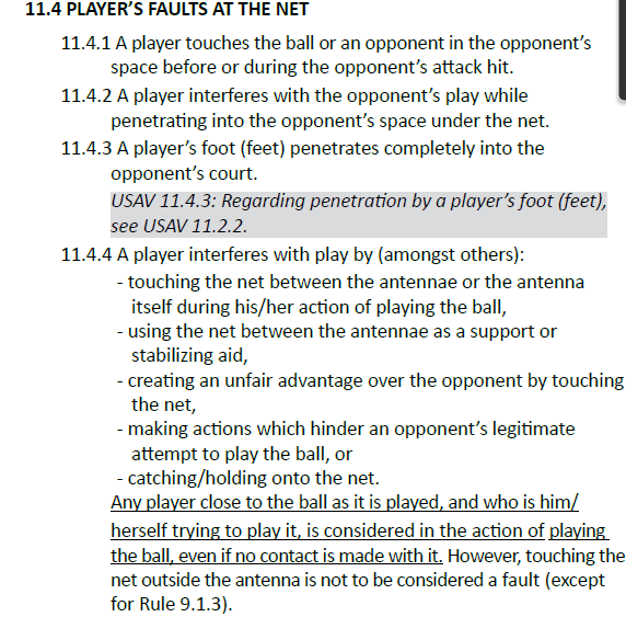 Official Volleyball Rules 