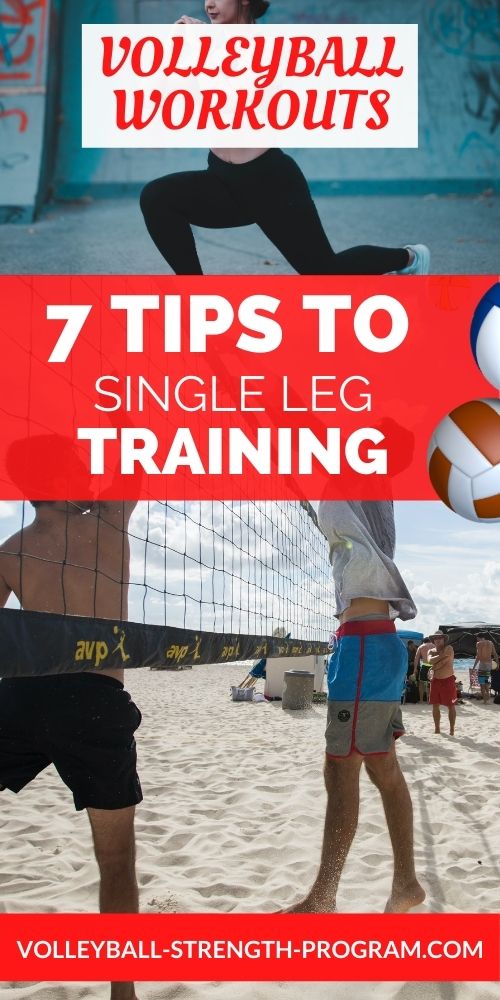 Single Leg Volleyball Training