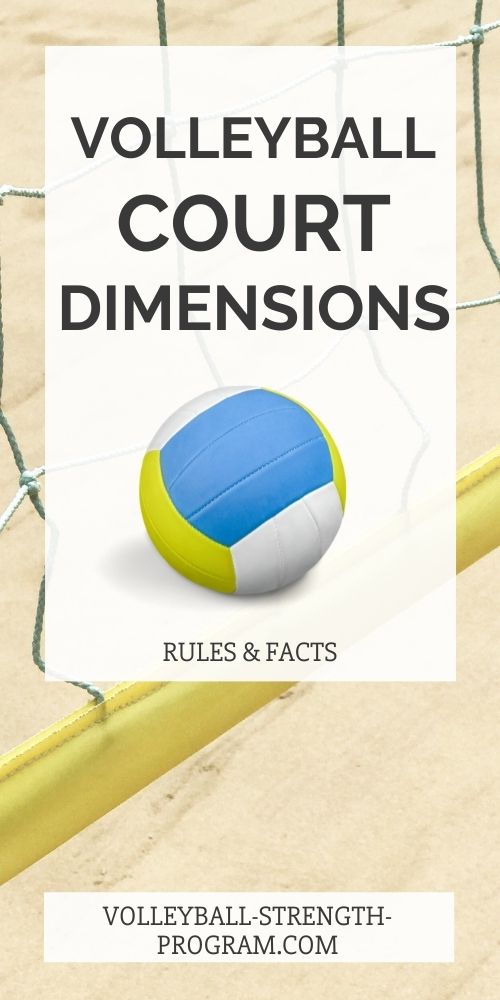 volleyball net dimensions