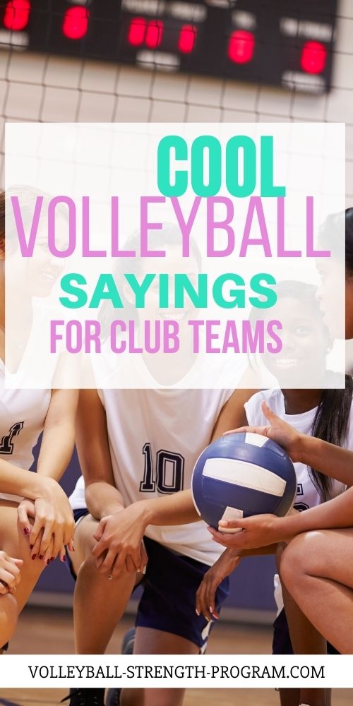 Volleyball Sayings