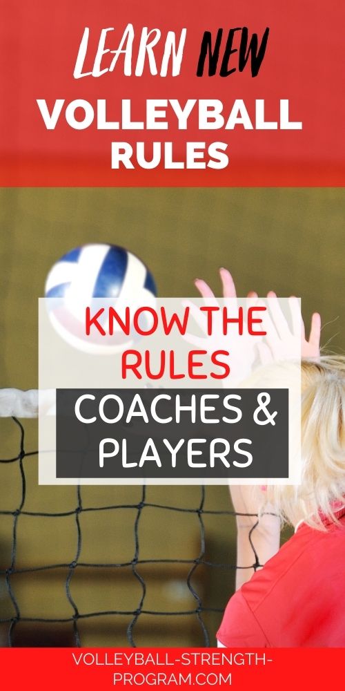 New rules of volleyball